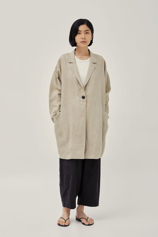 Shanti linen natural dye jacket