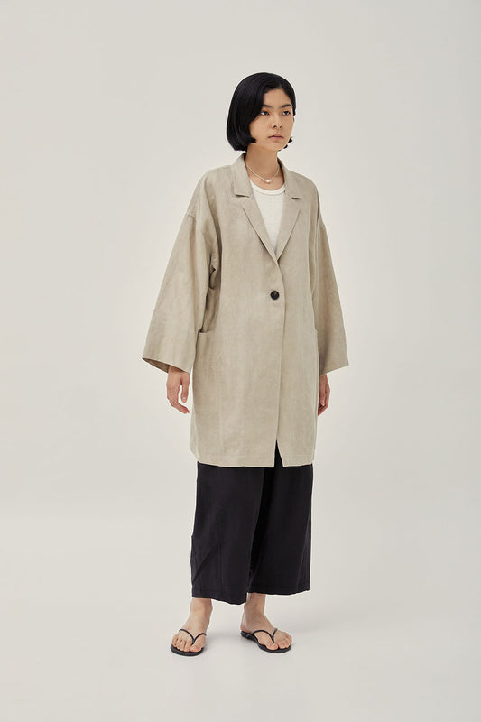 Shanti linen natural dye jacket